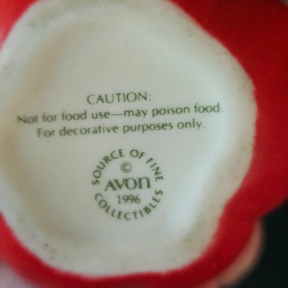 Avon Collectibles 1996 Red Pepper Teapot Trinket Box 3.75
